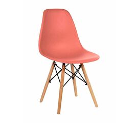 Стул пластиковый Eames DSW коралл | Интернет магазин мебели и декора LifeDekor
