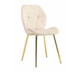 Стул BATT велюр какао, каркас золото | Интернет магазин мебели и декора LifeDekor