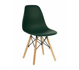 Стул пластиковый Eames DSW темно-зеленый | Интернет магазин мебели и декора LifeDekor