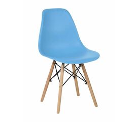 Стул пластиковый Eames DSW голубой | Интернет магазин мебели и декора LifeDekor