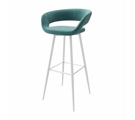 Стул барный Барни Р 900, b15 MINT LUX/БЕЛЫЙ | Интернет магазин мебели и декора LifeDekor