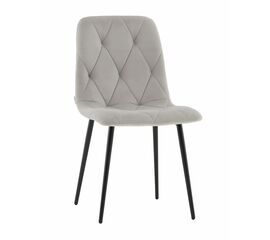 Стул Одди Diamond велюр светло-серый | Интернет магазин мебели и декора LifeDekor