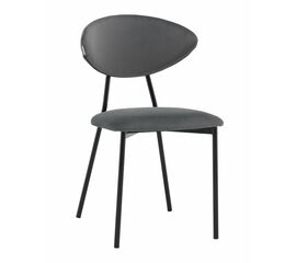 Стул обеденный Квинси велюр темно-серый | Интернет магазин мебели и декора LifeDekor