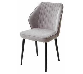 Стул VENA, цвет B22 Серый, велюр/ черный каркас М-City | Интернет магазин мебели и декора LifeDekor
