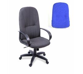 Компьютерное кресло Гармония (спинка/сиденье В-10) синий | Интернет магазин мебели и декора LifeDekor