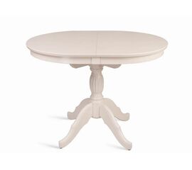 Стол обеденный овальный раздвижной Лилия-0110 (слоновая кость 9001) | Интернет магазин мебели и декора LifeDekor