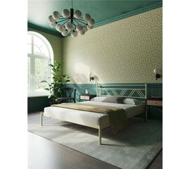 Кровать "Монблан" (180х200/ноги металл/цвет Бежевый) | Интернет магазин мебели и декора LifeDekor