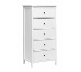 Комод "Хитроу" (5 ящ) (белый) | Интернет магазин мебели и декора LifeDekor