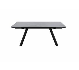 Стол Монако NEW, Керамогранит, Черный матовый муар/Greys black | Интернет магазин мебели и декора LifeDekor