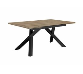 Стол DikLine DX140 Дуб галифакс/опоры черные (2 уп.) | Интернет магазин мебели и декора LifeDekor