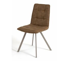 Стул ROM (Капучино/Замша Lux Мокко R2) | Интернет магазин мебели и декора LifeDekor