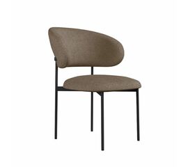 Стул DikLine 201 NS05 CAPPUCCINO, ножки черные | Интернет магазин мебели и декора LifeDekor