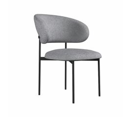 Стул DikLine 201 NS10 GREY, ножки черные | Интернет магазин мебели и декора LifeDekor