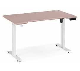 Компьютерный стол Маркос 120х75 розовый / белый | Интернет магазин мебели и декора LifeDekor