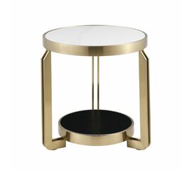 Журнальный столик Калисто 55*55 см светлая и темная керамика | Интернет магазин мебели и декора LifeDekor