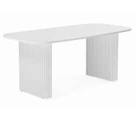 Стол деревянный Бавария B 160 х 90 белая пленка шагрень / белый | Интернет магазин мебели и декора LifeDekor