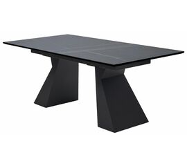 Стол БОГАРТ 200 TITANIUM BLACK PULIDO, керамика / Черный М-City | Интернет магазин мебели и декора LifeDekor