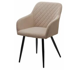 Стул BRANDY 505-7 Капучино, велюр "беспальчиковый" / черный каркас, М-City | Интернет магазин мебели и декора LifeDekor