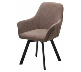 Стул JET, цвет B5 Капучино, велюр / черный каркас, поворот.360 град. М-City | Интернет магазин мебели и декора LifeDekor