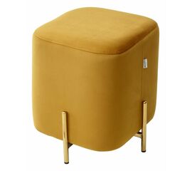 Пуф для гостиной ARES BLUVEL-68 YELLOW / GOLD М-City | Интернет магазин мебели и декора LifeDekor