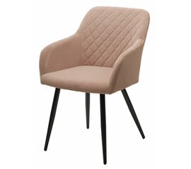 Стул BRANDY 505-4 Латте, велюр "беспальчиковый" / черный каркас, М-City | Интернет магазин мебели и декора LifeDekor