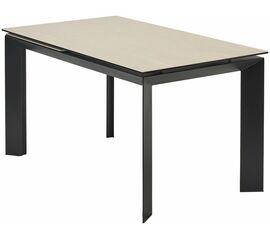 Стол CREMONA 140 TL-142, испанская керамика/ черный каркас, ®DISAUR | Интернет магазин мебели и декора LifeDekor