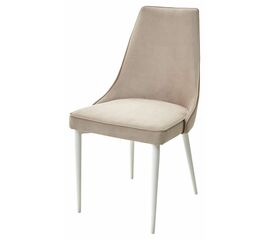 Стул NEPAL-P ЛАТТЕ #25, велюр/ белый каркас М-City | Интернет магазин мебели и декора LifeDekor