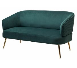 Скамья CIAO BLUVEL-78 Зеленый, велюр / золотой каркас М-City | Интернет магазин мебели и декора LifeDekor