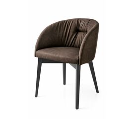 Стул ROSIE SOFT CB/1910, BCH P132 GRAPHITE/ VENICE S0G SOIL BROWN | Интернет магазин мебели и декора LifeDekor