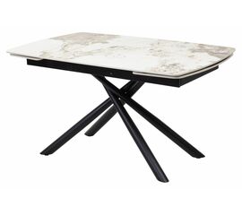 Стол RIVOLI 140 GLOSS LUXURY PANDORA SINTERED STONE/ BLACK М-City | Интернет магазин мебели и декора LifeDekor