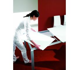 Стол MAGO (01.34) 100/140*70*Н75 см (М312/ M312/ М312  песочн.композит+L072ал) | Интернет магазин мебели и декора LifeDekor