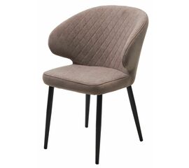 Стул ХИЛТОН, цвет B5 Капучино, велюр / черный каркас М-City | Интернет магазин мебели и декора LifeDekor