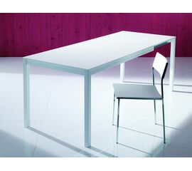 Стол MAGO (01.34) 100/140*70*Н75 см (М310/ M310/М310 антрацит+L072алюм.) | Интернет магазин мебели и декора LifeDekor