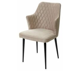 Стул HERMAN ЛАТТЕ #25, велюр / черный каркас М-City | Интернет магазин мебели и декора LifeDekor