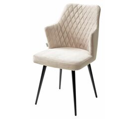 Стул HERMAN 360 град. ЛАТТЕ #25, велюр / черный каркас М-City | Интернет магазин мебели и декора LifeDekor