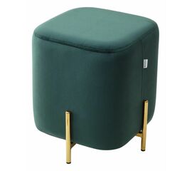 Пуф для гостиной ARES BLUVEL-78 GREEN / GOLD М-City | Интернет магазин мебели и декора LifeDekor