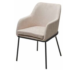 Стул АЛИСТЕР, цвет RAIN 2 какао велюр / черный каркас М-City | Интернет магазин мебели и декора LifeDekor