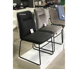 Стул GRETA CB/1904 MET.P15 MATT BLACK/ VENICE S0F SAND | Интернет магазин мебели и декора LifeDekor