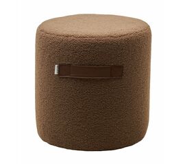 Пуф для гостиной HARTA NINI-02 Тауп, teddy  / TKS-03 темно-коричневый, экокожа М-City | Интернет магазин мебели и декора LifeDekor