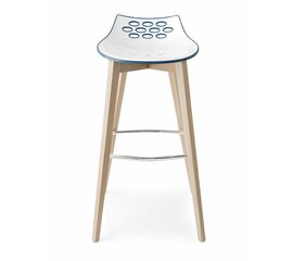 Стул JAM W CB/1487, ash.P19W OAK NATURAL/ P799-P852 WHITE/ TRANSPARENT RED | Интернет магазин мебели и декора LifeDekor