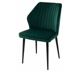 Стул SEATTLE-V ЗЕЛЕНЫЙ #19, велюр / черный каркас М-City | Интернет магазин мебели и декора LifeDekor
