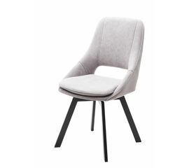 Стул ASP, цвет B22 Серый, велюр / черный каркас, поворот.360 град. М-City | Интернет магазин мебели и декора LifeDekor