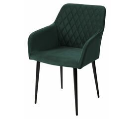 Стул BRANDY-X ЗЕЛЕНЫЙ #19, велюр / черный каркас М-City | Интернет магазин мебели и декора LifeDekor