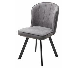 Стул MODE, цвет B28 Темно-серый, велюр / черный каркас, поворот.360 град. М-City | Интернет магазин мебели и декора LifeDekor