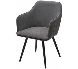 Стул FORT 360 град. поворот. B28 Темно-серый, велюр / черный каркас, М-City | Интернет магазин мебели и декора LifeDekor