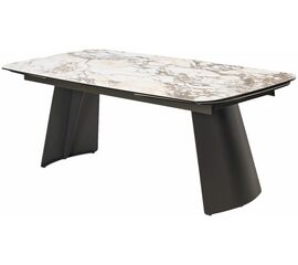 Стол ODIN 200 TL-312, испанская керамика / темно-серый каркас каркас, ®DISAUR | Интернет магазин мебели и декора LifeDekor