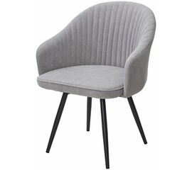 Стул AVIOR, 360 град. поворот. B22 Серый, велюр / черный каркас, М-City | Интернет магазин мебели и декора LifeDekor