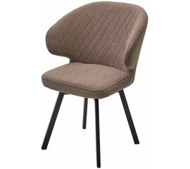 Стул ХИЛТОН 360 град., цвет B5 Капучино, велюр / черный каркас М-City | Интернет магазин мебели и декора LifeDekor