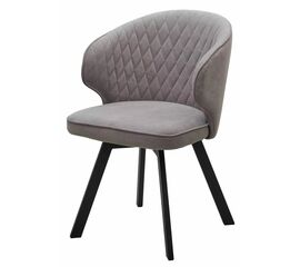 Стул SKAT, цвет B22 Серый, велюр / черный каркас, поворот.360 град. М-City | Интернет магазин мебели и декора LifeDekor