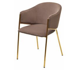 Стул DILL MOMO-05 тауп, велюр "беспальчиковый"/ золотой каркас М-City | Интернет магазин мебели и декора LifeDekor